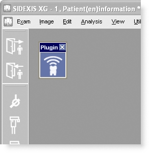A push of the new SidexisMobilePlugin button placed inside SIDEXIS XG transfers all selected images to a connected iPhone or iPod touch.